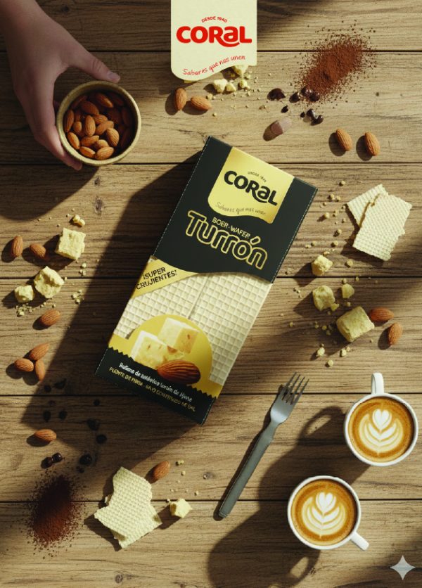 Nouveau Turron Boer Wafer Coral 