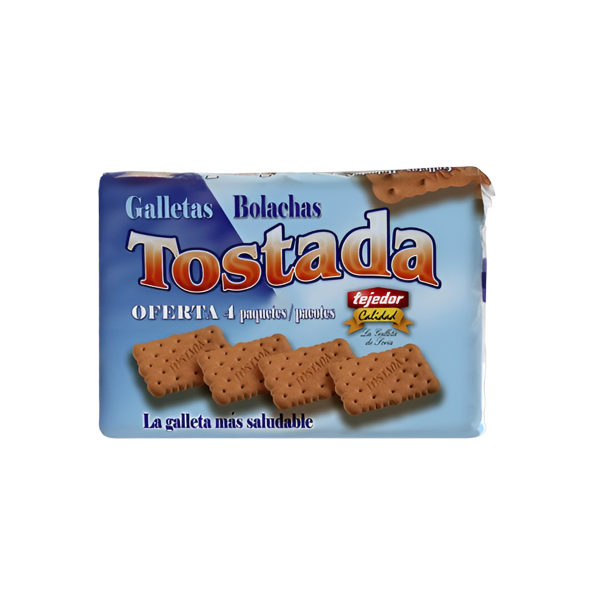 Tejedor Galletas Tostada 800G x 12